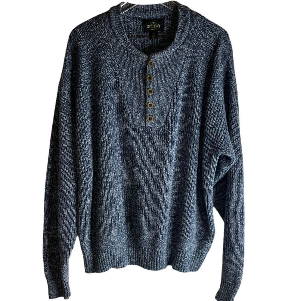 Redhead Henley Pullover Sweater Size Mens XL